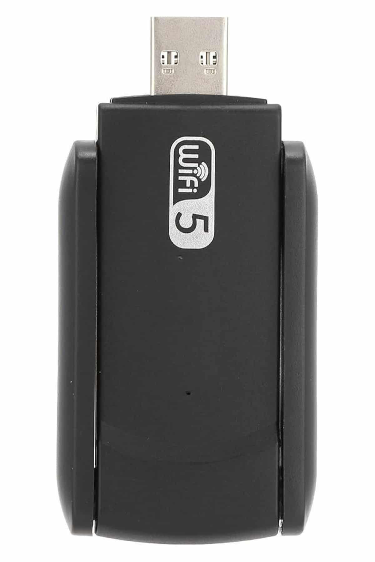 1214855_7-133.jpg Wifi Adaptörü Bt5.0 Wifi 2'si Bir Arada Çift Bantlı Çift Anten - Görsel 1