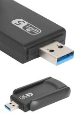 Wifi Adaptörü Bt5.0 Wifi 2'si Bir Arada Çift Bantlı Çift Anten - Görsel 2