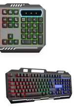 RGB Işıklı Gaming Oyuncu Klavye Q Klavye Mouse Hediyeli - Görsel 4