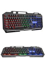 RGB Işıklı Gaming Oyuncu Klavye Q Klavye Mouse Hediyeli - Görsel 2