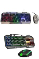 RGB Işıklı Gaming Oyuncu Klavye Q Klavye Mouse Hediyeli - Görsel 3