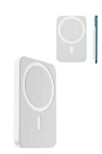 Magsafe Battery Pack Powerbank Kablosuz Şarj 5.000 mah - Görsel 2