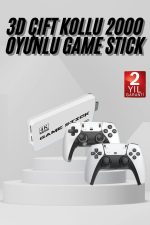 yeni nesil 3D 4K 2000 Oyunlu Game Stick Oyun Konsolu Çift Konsol - Görsel 5