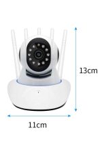 LED Aydınlatmalı 5 Antenli Motorlu 1080P Wifi Kamera Sensörlü - Görsel 4