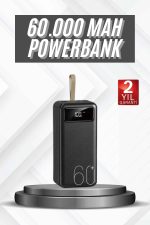 Hızlı Şarj 4 Çıkışlı Powerbank 60.000 Mah Taşınabilir Dijital Göstergeli - Görsel 5