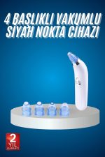 4 Başlıklı Vakumlu Siyah Nokta Ve Yüz Temizleme Cihazı - Görsel 5