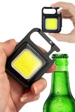 Işıldak USB Şarjlı Cep El Feneri Taşınabilir Mini Led Işık Çok Fonksiyonlu - Görsel 2