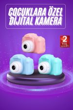 Dijital Fotoğraf Makinesi Çocuk Mini 1080p HD Kaliteli Renkli - Görsel 5