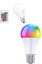 Ayarlanabilir Parlaklık RGB Led Ampul Beyaz Lamba Ve Renkli Ampul - Görsel 4