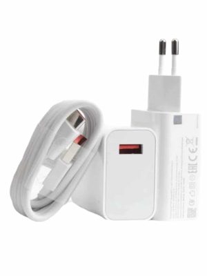 Beyaz Ultra Plus Hızlı Şarj Seti Şarj Adaptörü ve Kablosu 67W