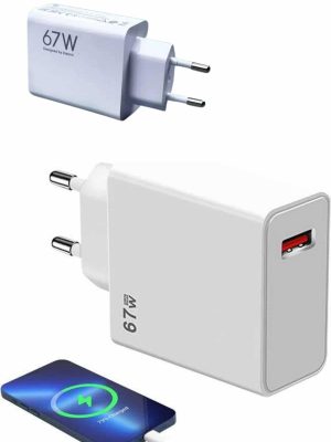 67W Hızlı Şarj Yüksek Voltaj Korumalı Type C Şarj Adaptörü
