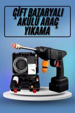 Bahçe Sulama Tabancası Makinesi Yüksek Basınçlı Akülü Yıkama Makinesi - Görsel 5