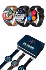Yuvarlak Kasa 46mm HK HERO4 Akıllı Saat Android Ve IOS Uyumlu Uyku ve Sağlık Takibi - Görsel 2