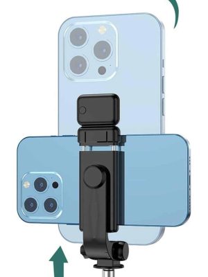 Tripod Selfie Çubuğu Bluetooth Kumandalı Kablosuz Led Işıklı