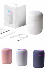 Rgb Işıklı Ulrasonik Ledli Hava Nemlendirici Buhar Makinesi Buhardanlık - Görsel 4