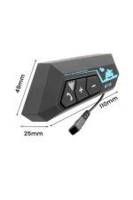 Intercom Bluetooth Kask Kulaklık Motosiklet Kulaklık 5.0 Bluetooth - Görsel 4