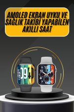 I8 PRO MAX Akıllı Saat Yeni Nesil Android ve İOS Uyumlu Titreşim Modlu Alarm Kronometre - Görsel 5