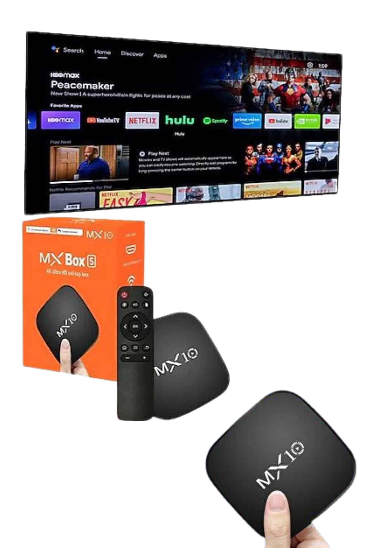 1215124_7-33.jpg Mx Box Android Tv Media Sound 4K Ultra HD Görüntü Kaliteli - Görsel 1