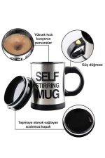 Karıştırıcı Özellikli Mikser Kupa Bardak Kompakt Taşınabilir Mug - Görsel 2