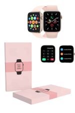 Yeni Nesil Kadın G9 MINI Akıllı Saat Rose Gold Android ve İos Uyumlu - Görsel 4