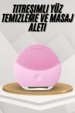 Hassas Ciltlere Özel Titreşimli Yüz Temizleme ve Masaj Aleti - Görsel 5