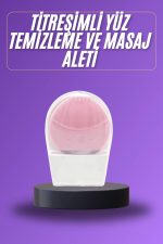 Titreşimli Yüz Masaj Aleti Titreşimli Makyaj Temizleme Cihazı - Görsel 5