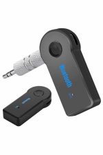 Tüm Cihazlara Uyumlu Bluetooth Aux Araç Kiti Siyah - Görsel 2