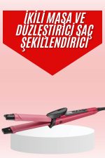 Saç Şekillendirici Düzleştirici ve Maşa Özellikli Şekillendirici Seramik Kaplama - Görsel 5