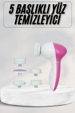 Cilt Temizleme ve Masaj Aleti 5 Başlıklı Akne ve Sivilce Önleyici - Görsel 5