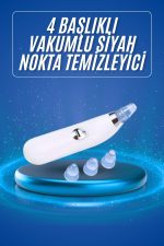 Siyah Nokta Temizleme Cihazı 4 Başlıklı Vakumlu Pilli Ölü Deri Arındırma - Görsel 5