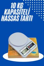 Yeni Nesil Taşınabilir Dijital Hassas Mutfak Tartısı Mutfak Terazisi Hassas Ölçüm 10 Kg - Görsel 5