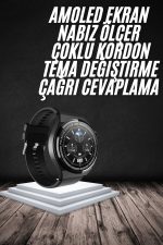 G3 Akıllı Saat Amoled Ekran Nabız Sensörü GPS Uyumlu Adımsayar