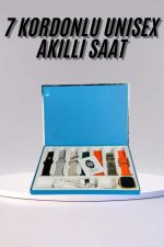 W9 Akıllı Saat Unisex Akıllı Saat Çoklu Kordon Seçeneği Çelik Kordon Plastik Kordon - Görsel 5