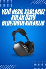 2025 Model Kulak Üstü Kablosuz Bluetooth Kulaklık Gürültü Azalta Uzun Pil - Görsel 5