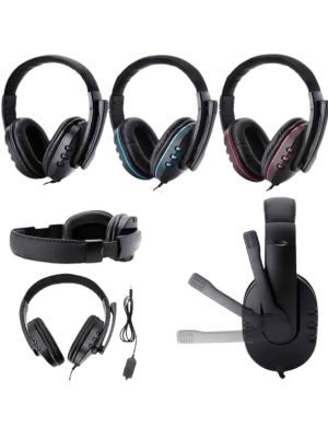 Mikrofonlu Gamer Kulaklık Oyuncu Kulaklığı Yüksek Ses Kaliteli Stereo Yumuşak Yastıklar