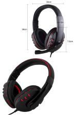 Mikrofonlu Gamer Kulaklık Oyuncu Kulaklığı Yüksek Ses Kaliteli Stereo Yumuşak Yastıklar - Görsel 3