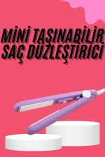 Saç Düzleştirici Pürüzsüz Parlaklık Seyahat Tipi Taşınabilir Seramik Kaplama - Görsel 5