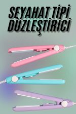 Mini Düzleştirici Seramik Kaplama Seyahat Tipi Elektriklenme Karşıtı - Görsel 5