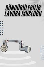 Dönebilen Musluk Başlığı Akrobat Mutfak Banyo Musluk Ucu Başlığı Oynar Başlıklı - Görsel 5