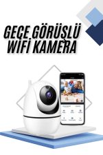 Kablosuz Wifi Destekli Akıllı Güvenlik Kamerası Hareket Sensörlü - Görsel 5
