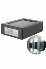 Dekoratif Duvar Lambası Solar Güneş Enerjili Bahçe Aydınlatması - Görsel 3