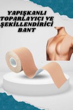 Toparlayıcı Göğüs Bandı Şekillendirici Ten Rengine Uygun Esnek Hassas Ciltlere Uygun - Görsel 5