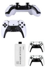 4K HD Görüntü Kaliteli Retro Game Stick 20000 Oyunlu Çift Kollu Beyaz Game Stick - Görsel 3