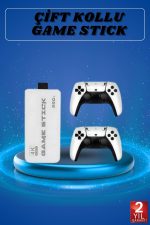 Game Stick 4K Retro Çift Kollu Atari Oyunlari +20000 Oyunlu Konsol Nostalji - Görsel 5