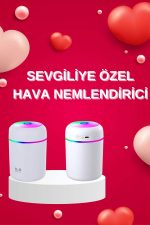 Sevgiliye Hediye Led Işıklı Hava Nemlendirici USB Şarjlı Sevgiliye Özel - Görsel 5