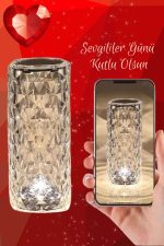 Sevgililer Gününe Özel Romantik Kristal Gece Lambası Sevgiliye Hediye - Görsel 4