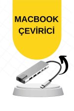 Macbook Pro/air Uyumlu USB Type-C 8 In 1 Hub Dönüştürücü Çevirici Çoklayıcı USB Hdmı Micro Sd 8 Girişli - Görsel 5