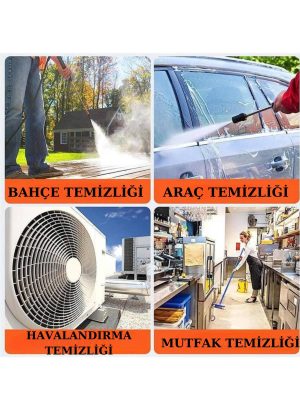 Şarjlı Ve Yüksek Basınçlı Oto Yıkama Makinesi Ve Sulama Tabancası Bahçe Yıkama Makinesi