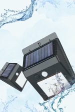 Güneş Enerjili Sensörlü Duvar Lambası Bahçe Lamba Suya Dayanıklı Bahçe Aydınlatma - Görsel 3