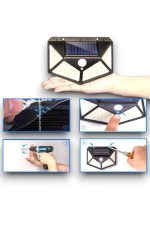 Güneş Enerjili Bahçe Lambası 100 Led Bahçe Lambası Bahçe Aydınlatma - Görsel 4